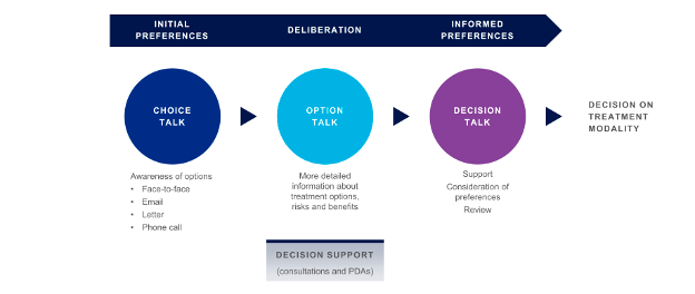 Figure 2. The shared decision-making model.