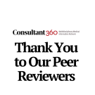 Thank you to our peer reviewers