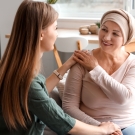 woman undergoing chemotherapy