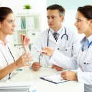 doctors talking with each other