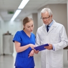 doctors looking at chart