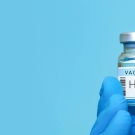 vial of HPV vaccine