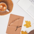 fall view with laptop