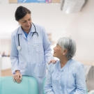 physician with paitent