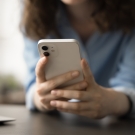 woman with cell phone