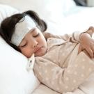 sick child in bed
