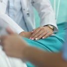 doctor treating cardio emergency