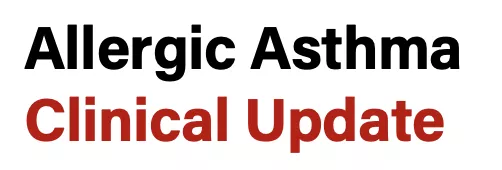 Allergic asthma clinical update logo