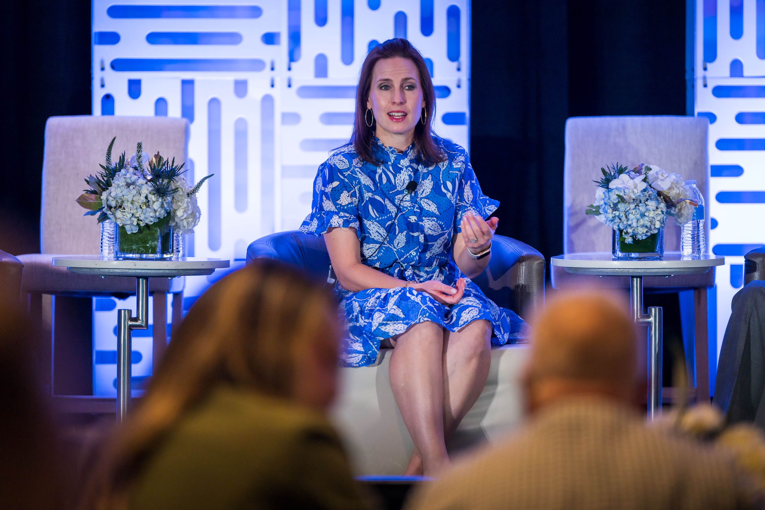 Aimee Ginsburg Chesnick speaking at the Clinical Pathways Congress + Cancer Care Business Exchange