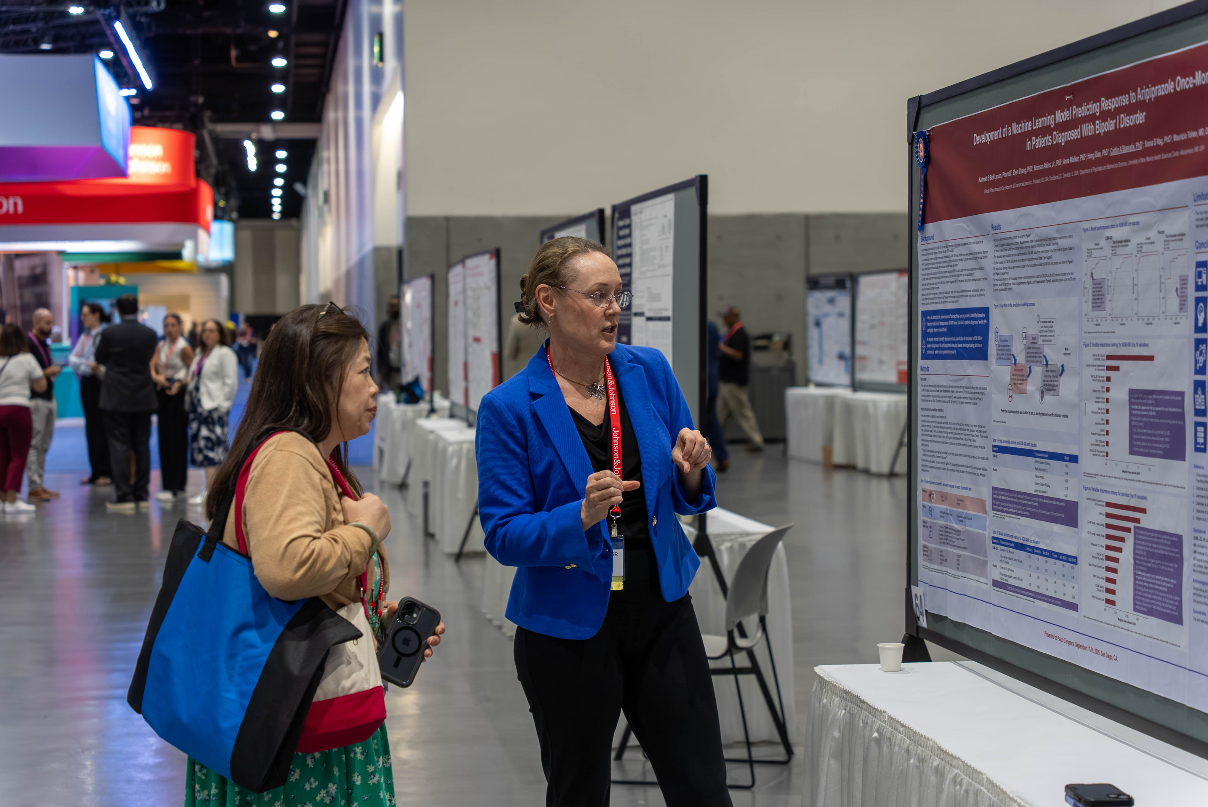 Researchers share a poster abstract at the 2025 Psych Congress national meeting.