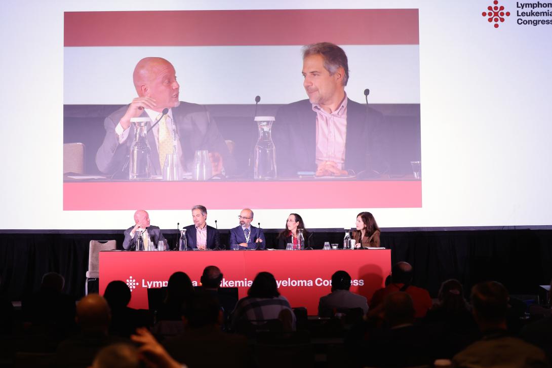 Expert panel at the Lymphoma, Leukemia & Myeloma Congress