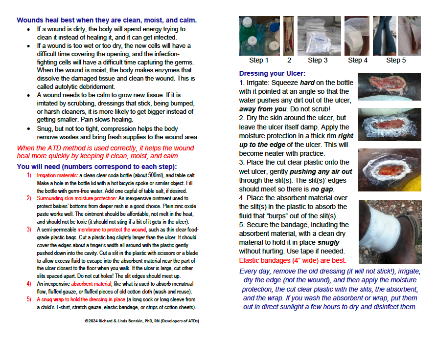 Wound care guide continuation