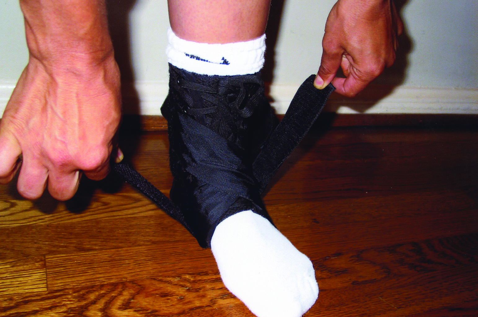over cleat ankle support