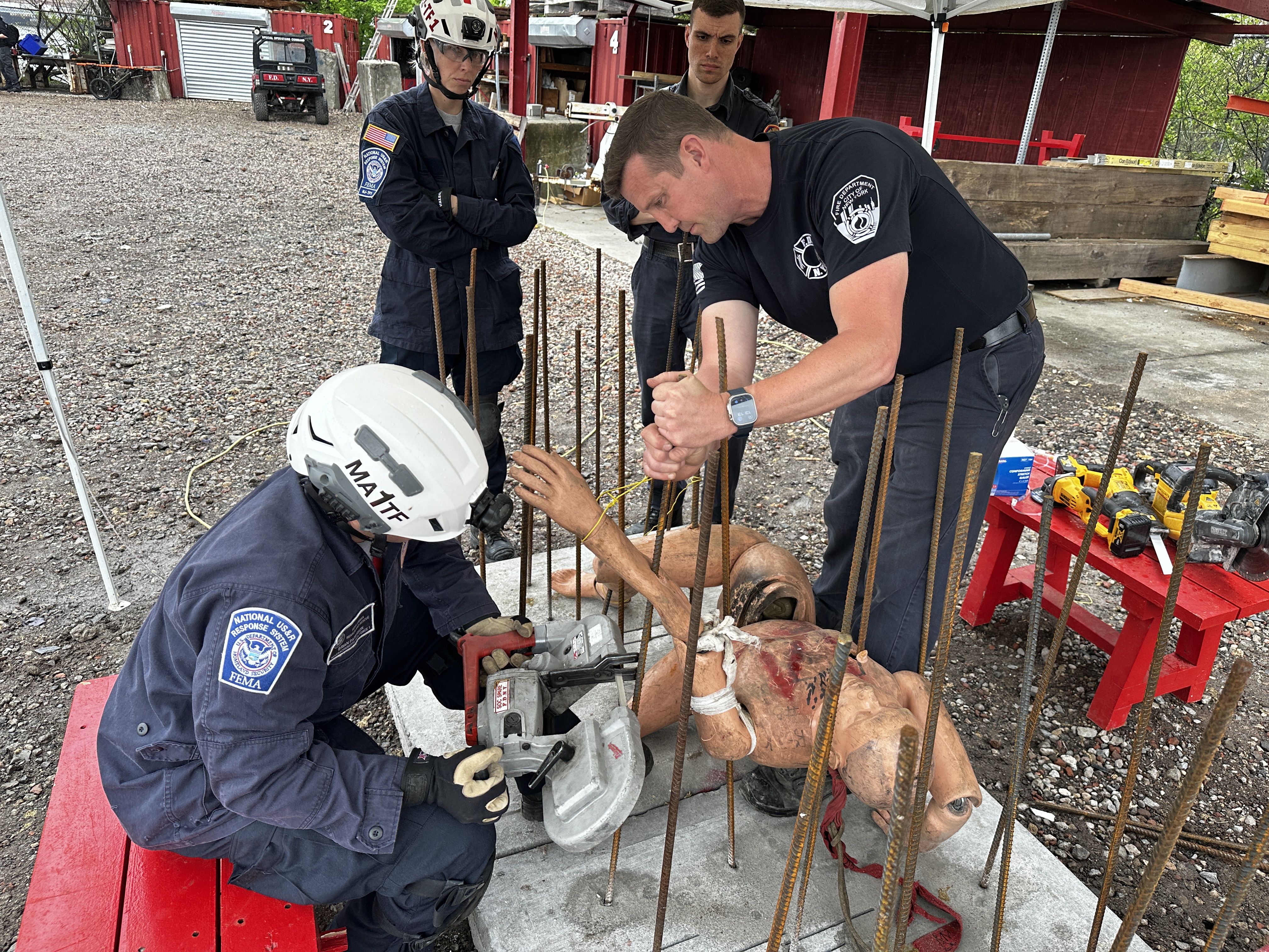 FDNY training course: Impalement