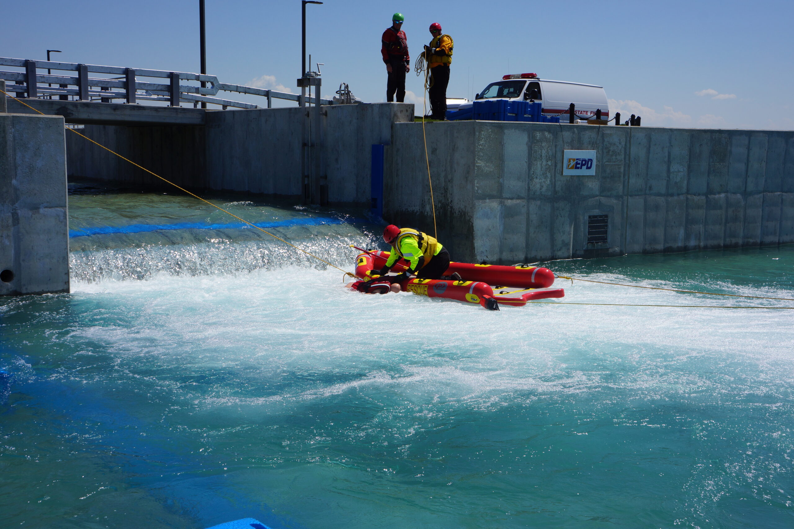 EMS workers learn swiftwater rescue in new york