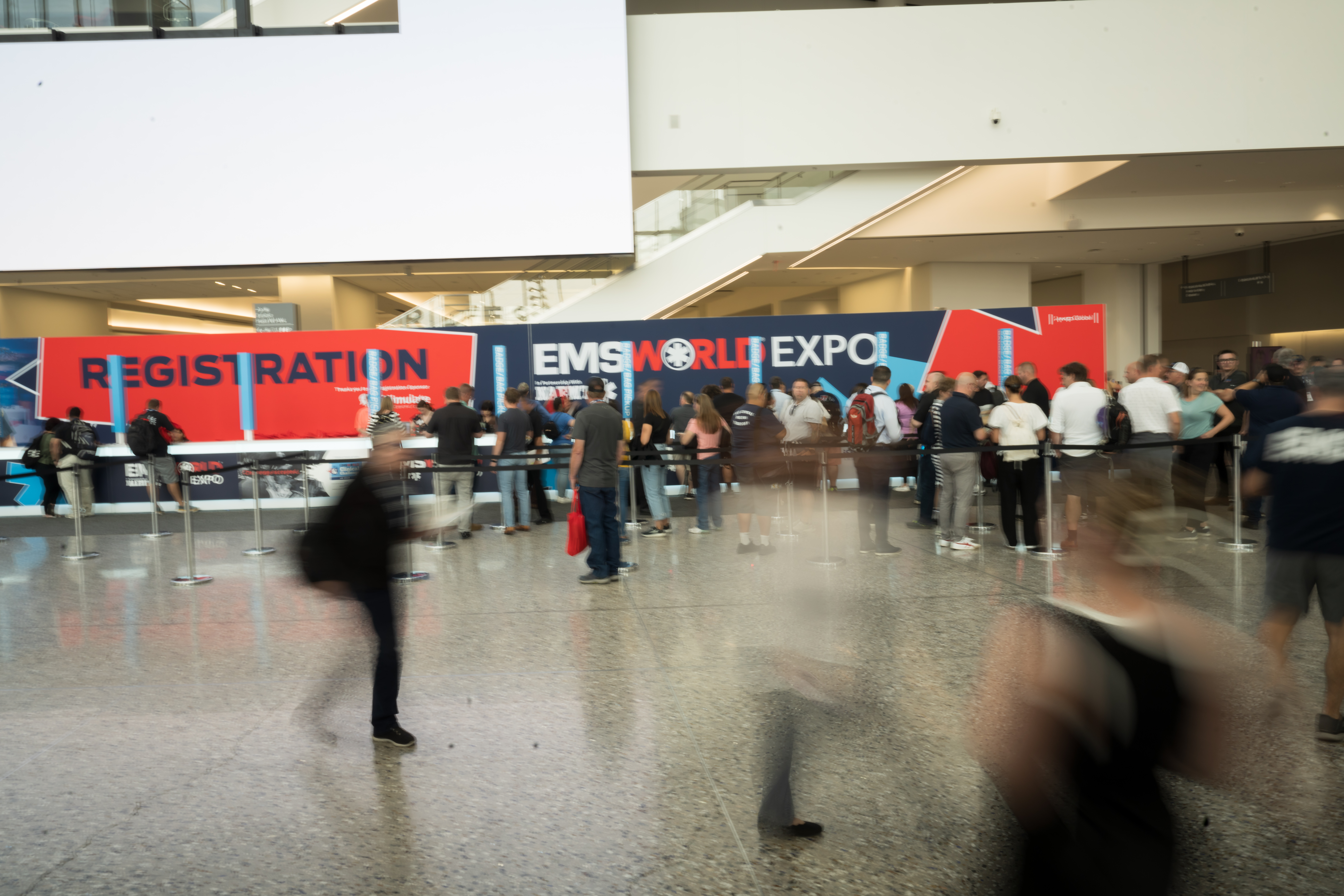EMS World 2024 Registration Counter