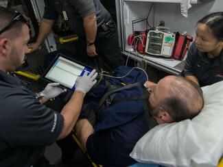 One benefit of the 4 M's in EMS is avoidance of unnecessary transports. (Photos: MedStar Mobile Healthcare) 