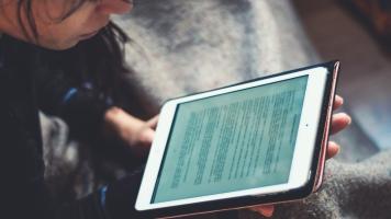 Reading a tablet