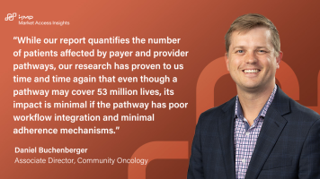 Our 2024-2025 Oncology Clinical Pathways Report, set for release in December, will provide insights into the most impactful pathways and key factors manufacturers should assess as the oncology pathways landscape continues to evolve. 