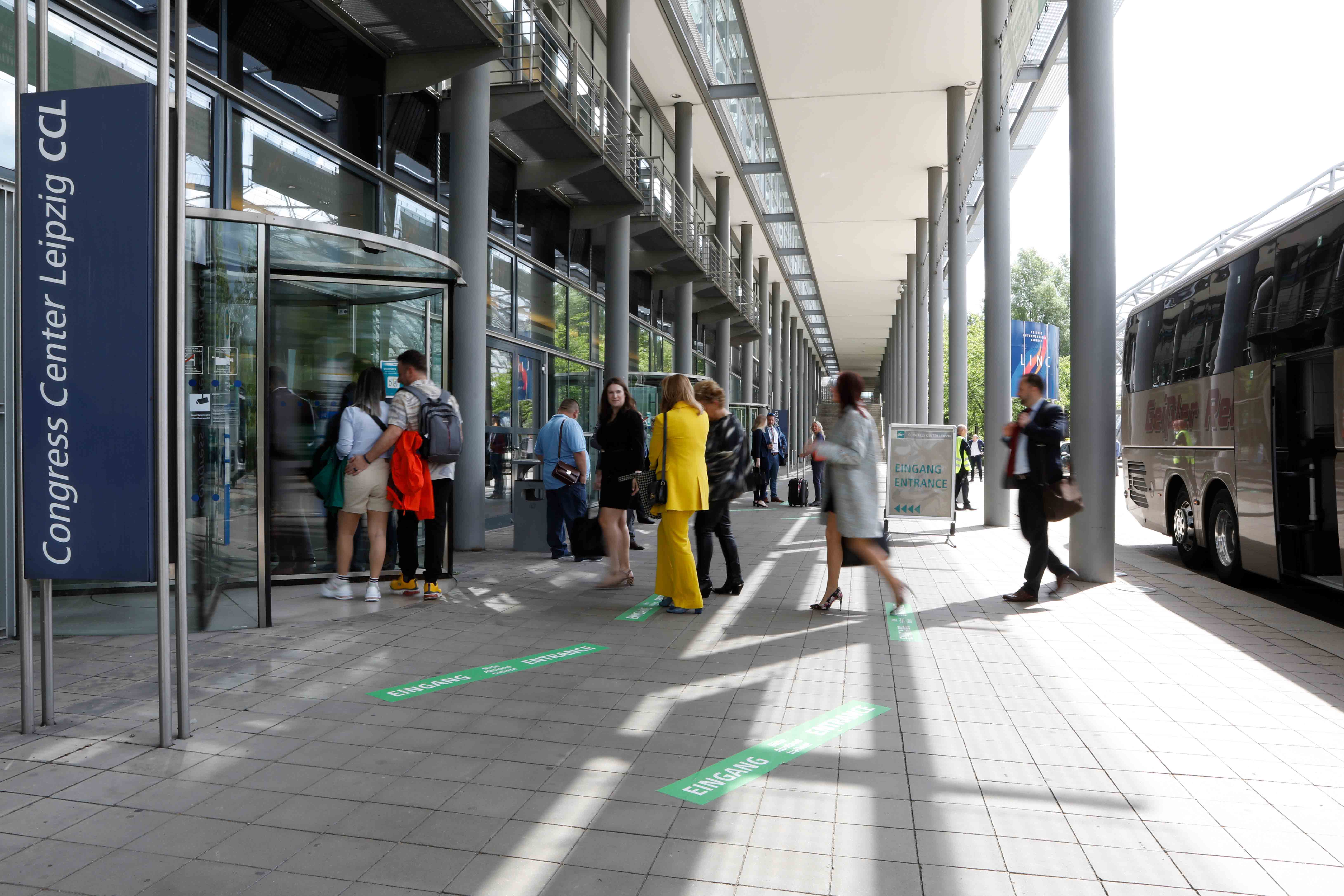 Arrival by Car image for the Messe