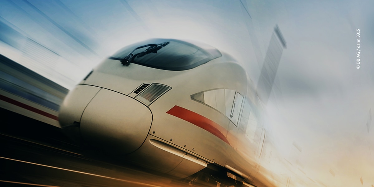 Deutsche Bahn ICE Train 
