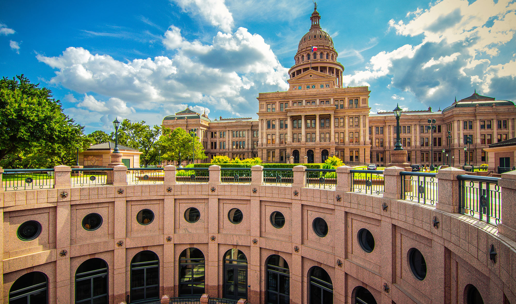 An image of the Texas State Capitol in Austin, Texas.