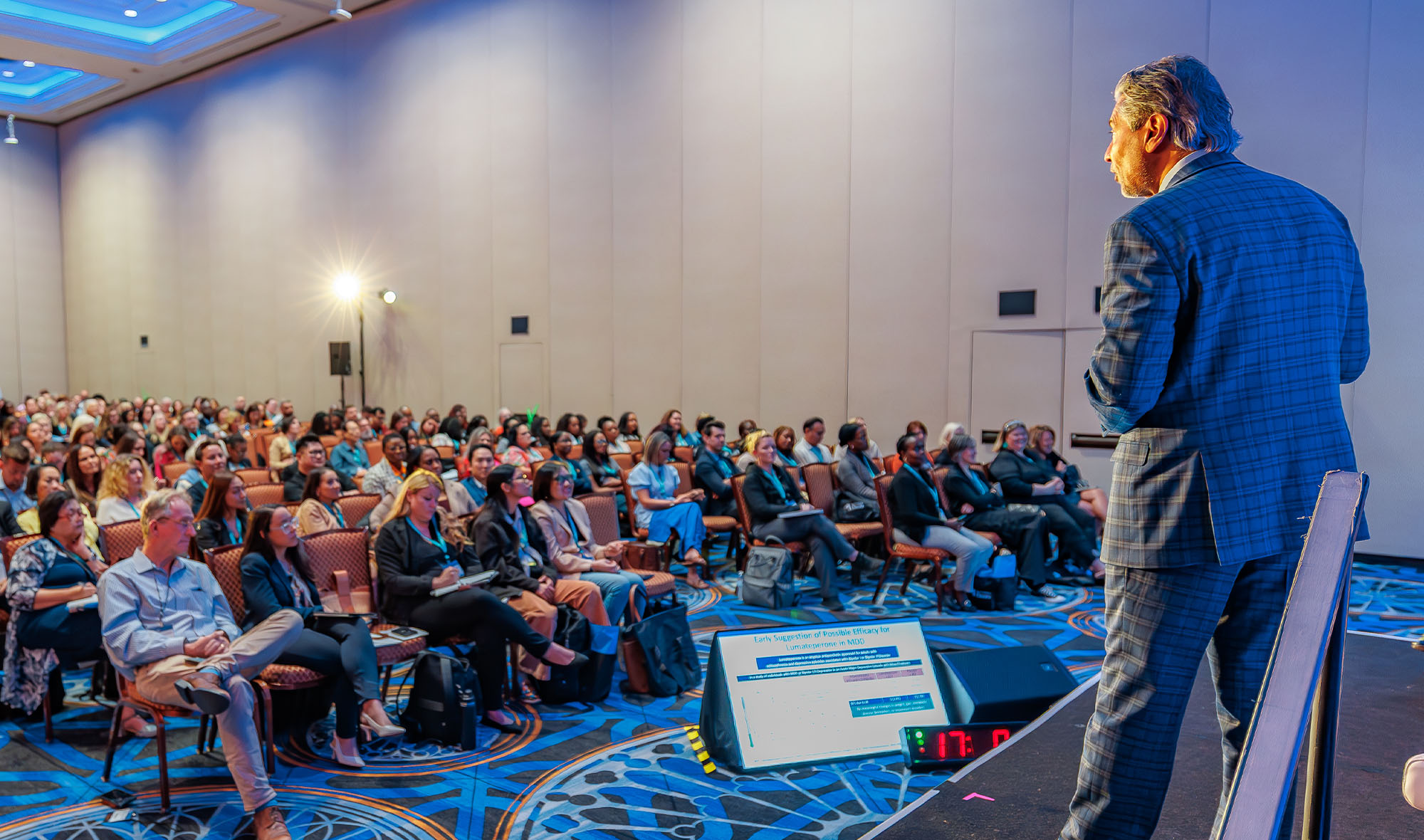 Crowd shot from stage