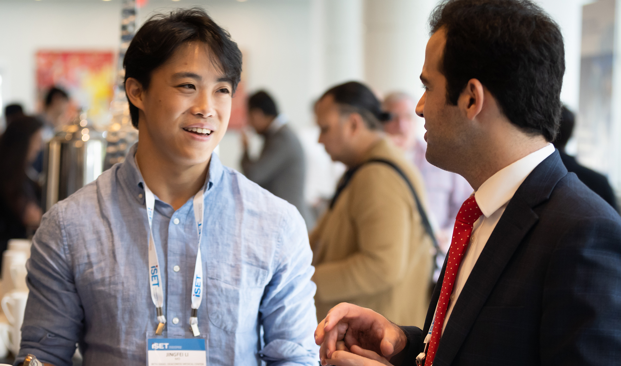 Fellows & residents networking at ISET