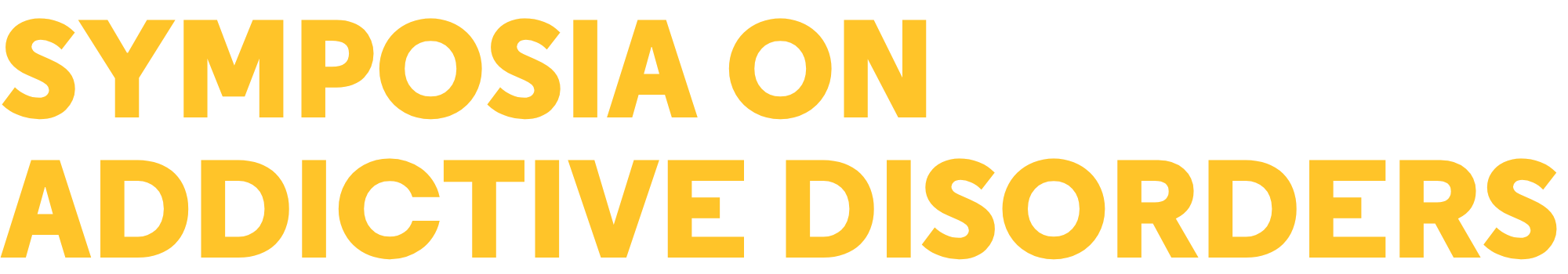 symposia on addictive disorders logo