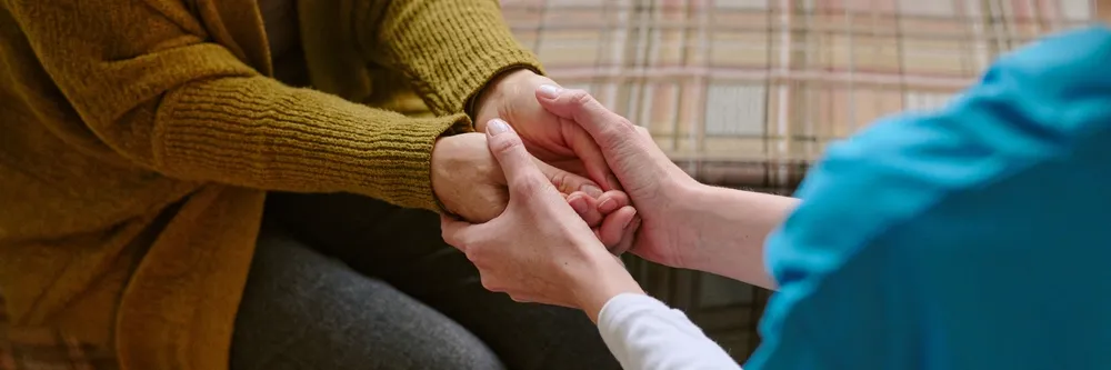 Holding hands
