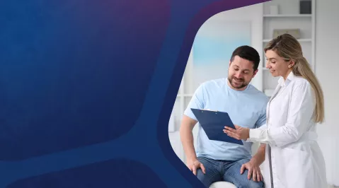 Dermatologist and Patient