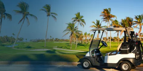 Golf course for East Coast Symposium