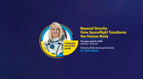 Dr. Kate Rubins Hero Image SAWC Spring Charlotte 