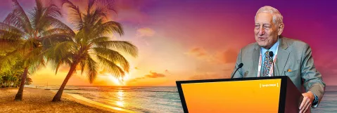 Dr. Coleman with Florida coastline