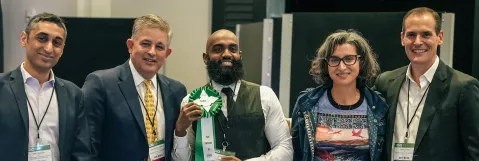 Past years abstract winner with Course Directors