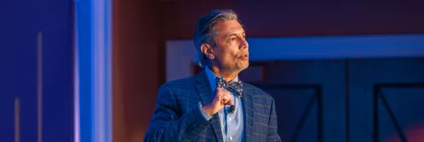 Rakesh Jain on stage