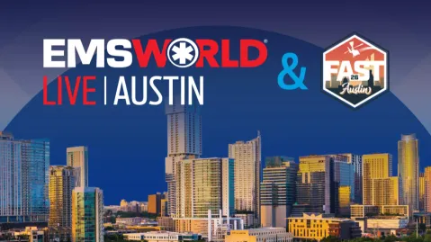 EMS World Live: Austin + FAST26: Austin logos