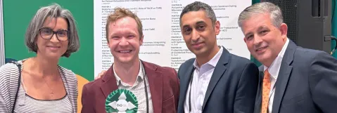 Past years abstract winner with Course Directors