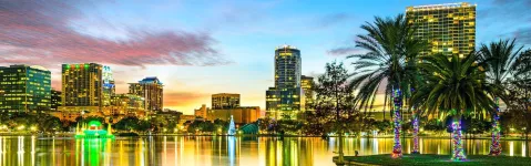 Lake Eola Park, Orlando at Sunset