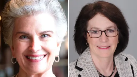 Pamela Scarborough and Catherine Milne