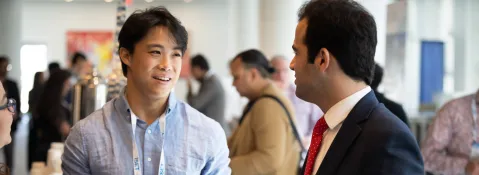 Fellows & residents networking at ISET