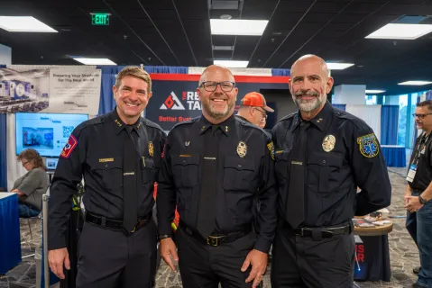 police officers smiling for a photo 