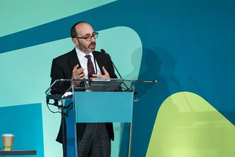 Marc Agronin Speaking at podium