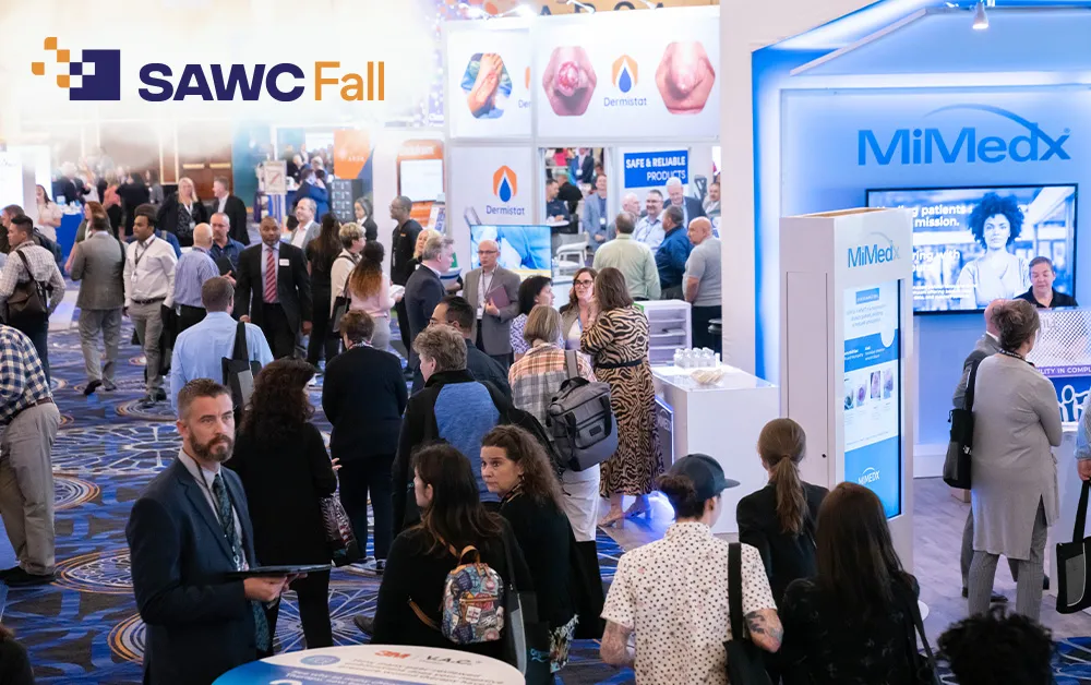 Attendees at the Symposium on Advanced Wound Care (SAWC) Fall