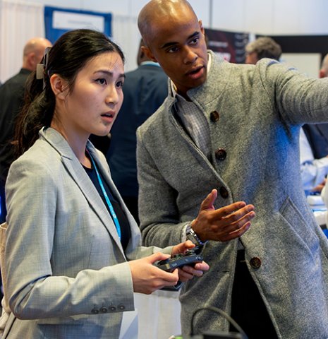 Attendees engage in hands-on learning and faculty-led sessions at a medical conference