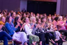 Psych Congress Attendees Clapping