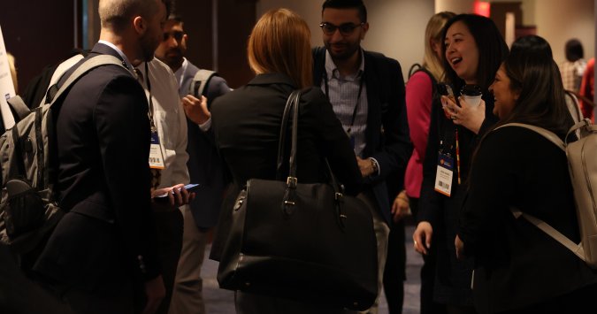 Healthcare professionals discussing the debates