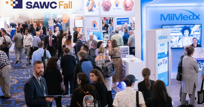 Attendees at the Symposium on Advanced Wound Care (SAWC) Fall