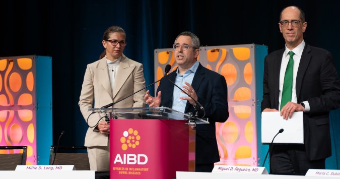 Dr. Millie Long, Dr. Corey Siegel, and Dr. Miguel Reguiro at AIBD 2025